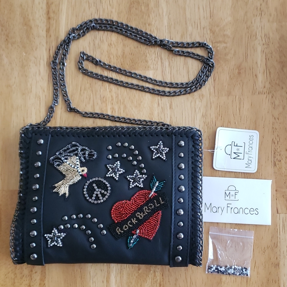 Mary Frances Escape Embellished Leather Crossbody - Picture 4 of 6
